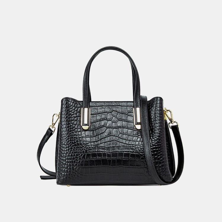 Luxurious crocodile pattern leather women's casual bag