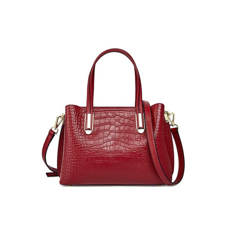Luxurious crocodile pattern leather women's casual bag
