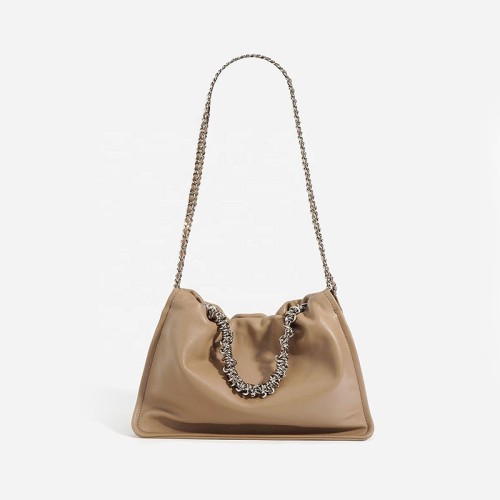 High-end luxury soft leather chain women's shoulder bag