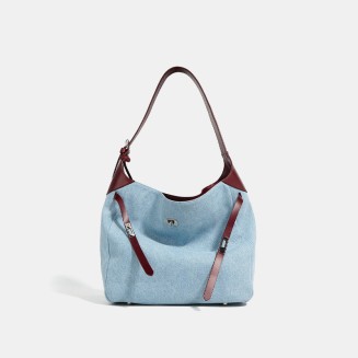 Retro canvas large capacity women's shoulder bag