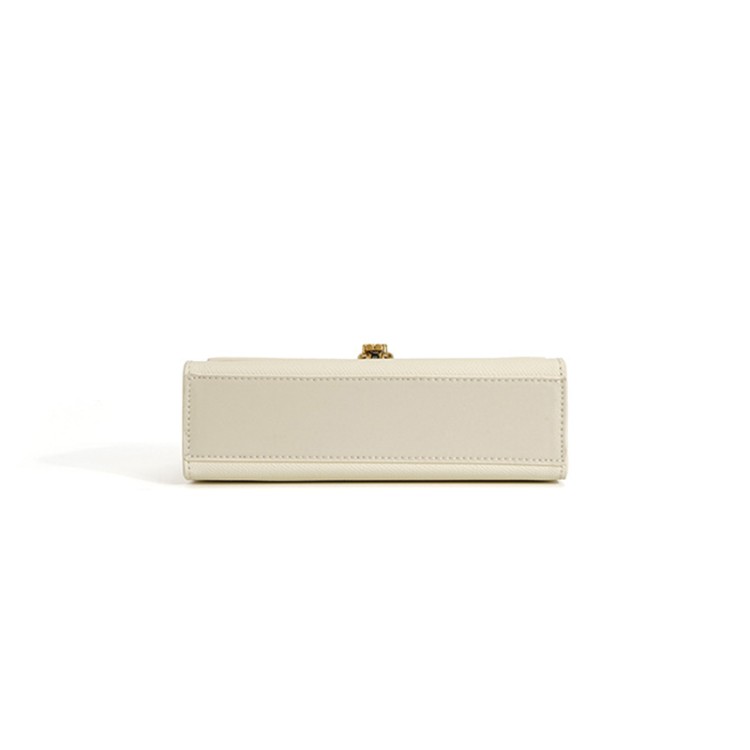Simple and elegant leather women's shoulder bag