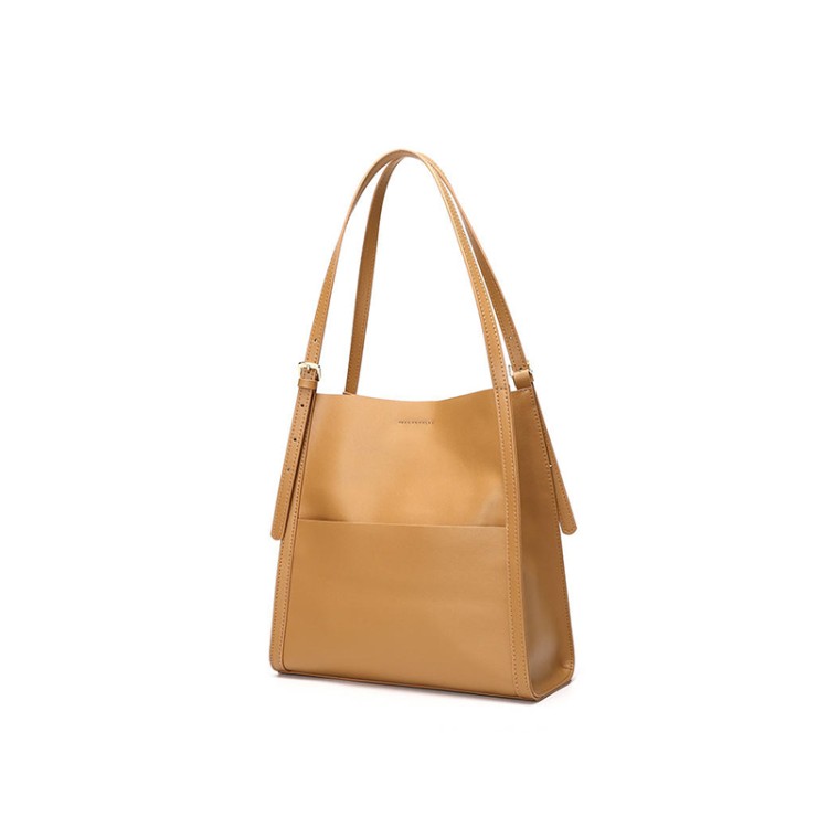 Casual large capacity leather women's shoulder bag