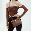 Exquisite smooth leather women's shoulder bag