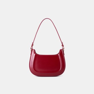 Fashion simple smooth women's shoulder bag