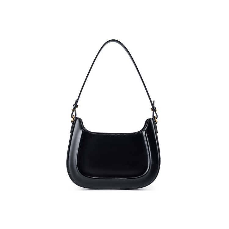 Fashion simple smooth women's shoulder bag