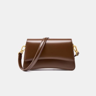 Mini leather flap women's shoulder bag
