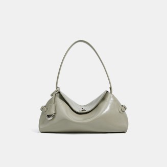 New pillow-shaped smooth leather women's shoulder bag