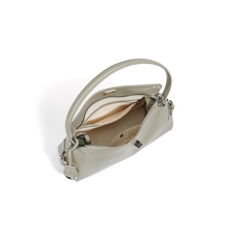 New pillow-shaped smooth leather women's shoulder bag