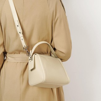 Fashion pillow leather women's shoulder bag