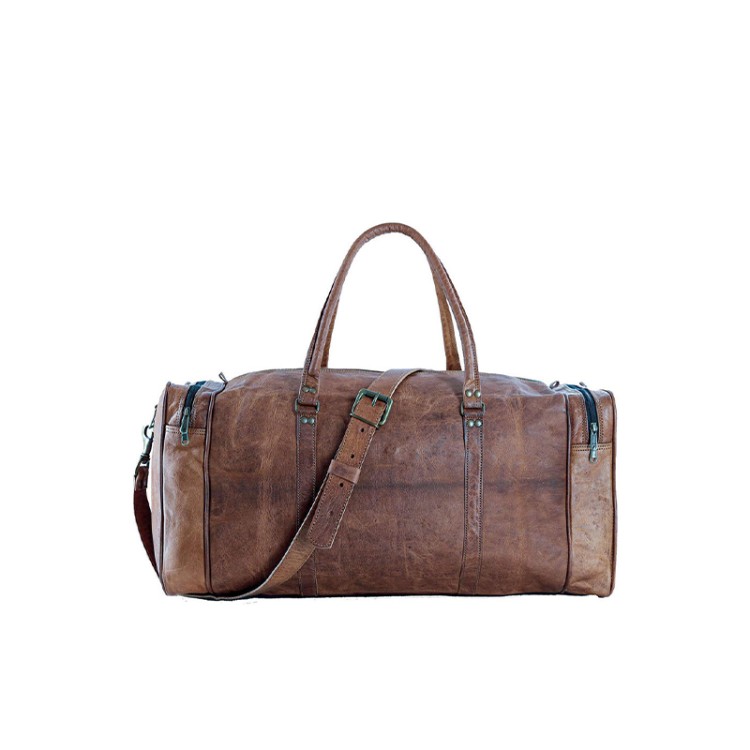 Vintage leather large capacity travel bag