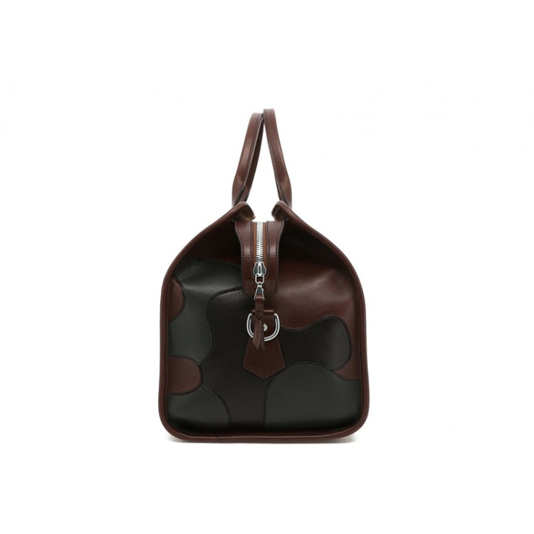 Camouflage leather waterproof large capacity travel bag