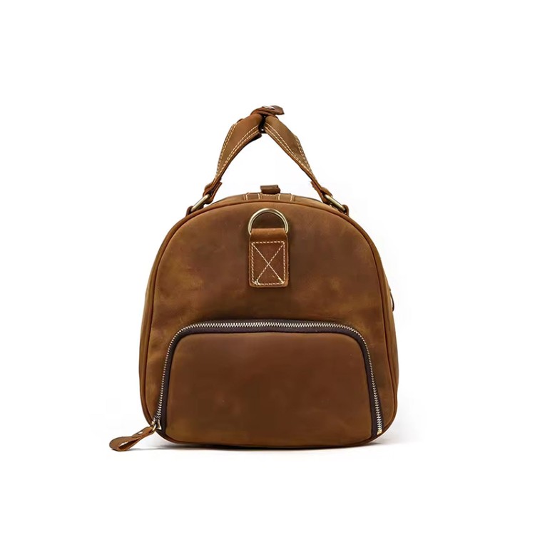 Luxury waterproof and wear-resistant leather travel bag