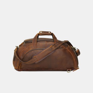 Fashionable and durable leather travel bag