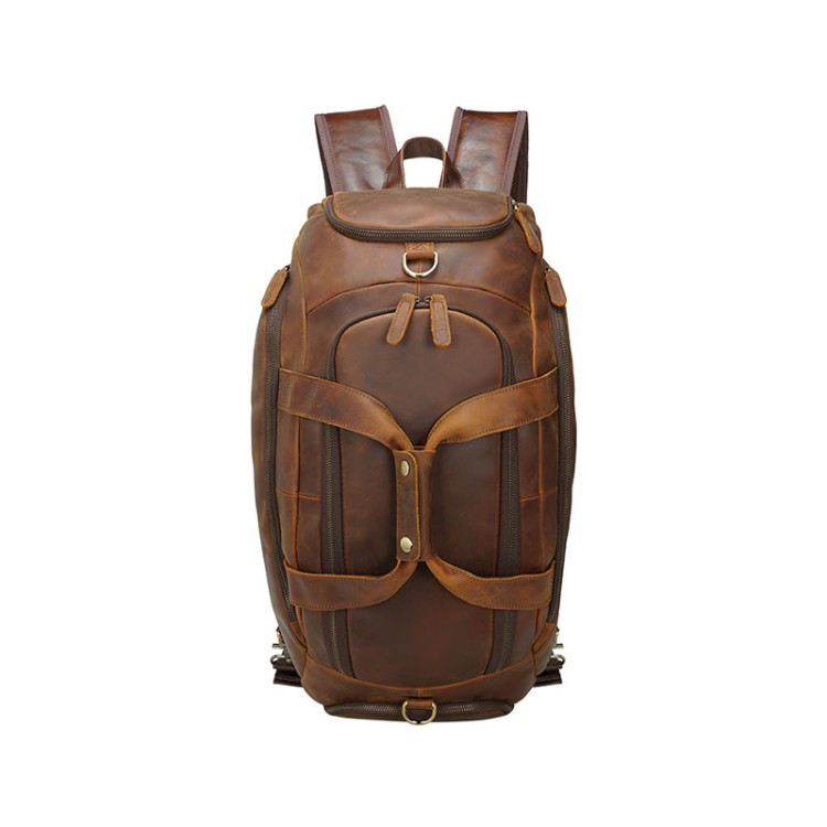 Fashionable and durable leather travel bag