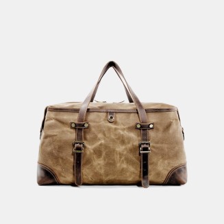 Large capacity canvas waterproof travel bag