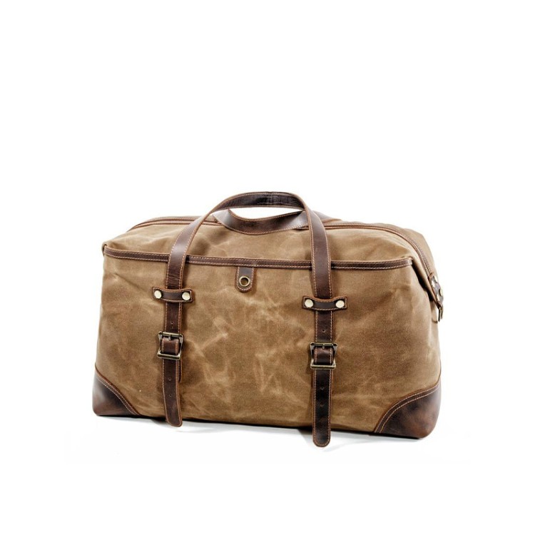 Large capacity canvas waterproof travel bag