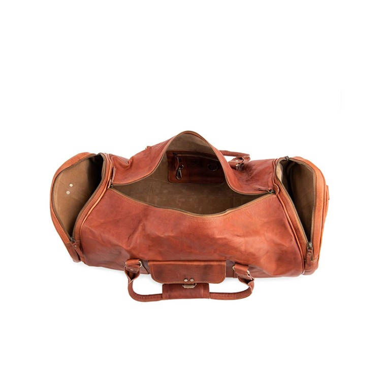 New leather spacious waterproof travel bag
